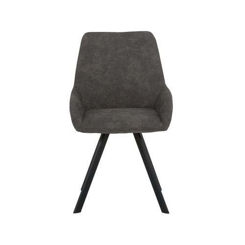 Sandra-lot De 2 Chaises De Salle à Manger Rembourrées En Micro.