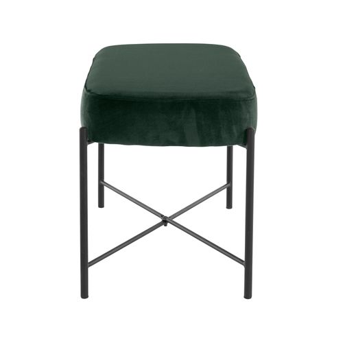 Berry-banc En Velours Vert Foncé