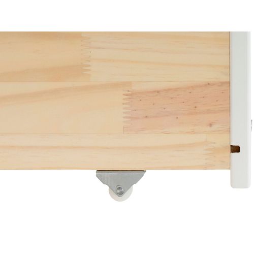 Square Line-bob Set De Tiroirs 2 Pièces Blanc/naturel