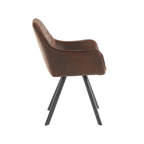Olga-fauteuil 1pk Brown