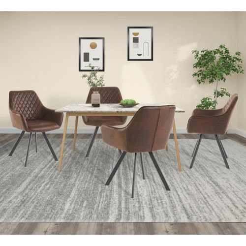 Olga-fauteuil 1pk Brown