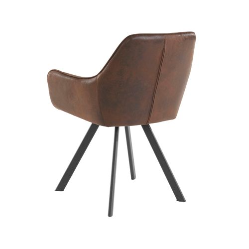 Olga-fauteuil 1pk Brown