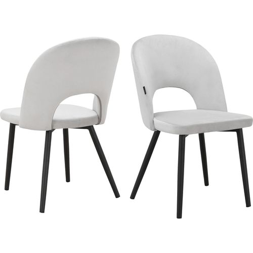 Nancy-chaise 2 Pk Gris Clair