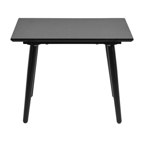 Monza-table D'appoint En Mélaminé Noir