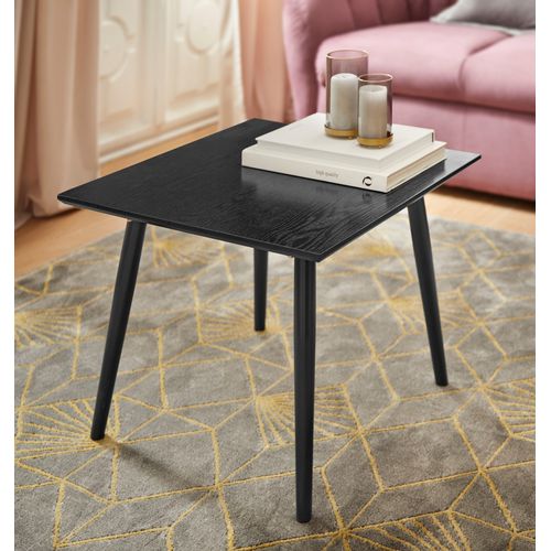 Monza-table D'appoint En Mélaminé Noir