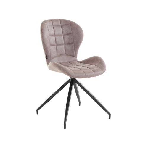 Nova-chaises De Salle à Manger Tapissées Ensemble De 2 En Microfibre Grise