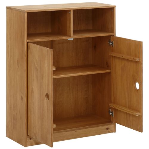 Alpi-Buffet Avec 2 Portes En Pin Marron