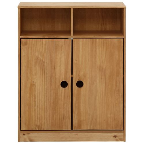 Alpi-Buffet Avec 2 Portes En Pin Marron