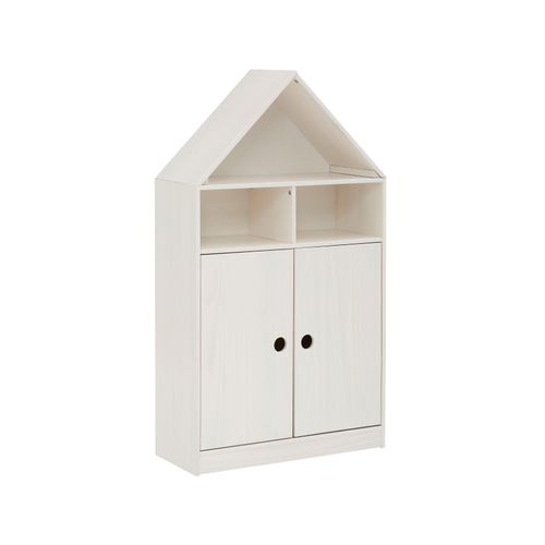 Alpi - Armoire Avec 2 Portes Et Toit Blanc