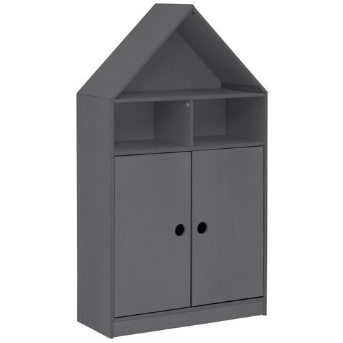 Alpi - Armoire Avec 2 Portes Et Toit Gris