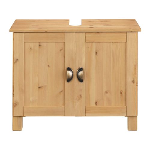 Toscana-meuble Vasque 2 Portes Teinté/ciré