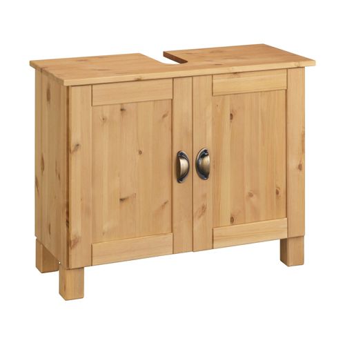 Toscana-meuble Vasque 2 Portes Teinté/ciré