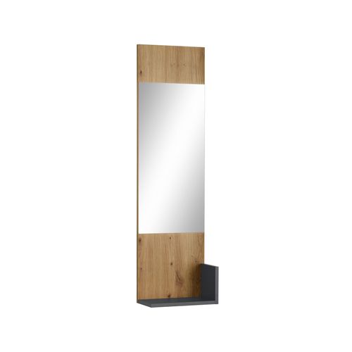Kosmo-miroir Avec Cadre En Effet Chêne Anthracite