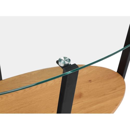 Blake-table Basse En Verre / Chêne