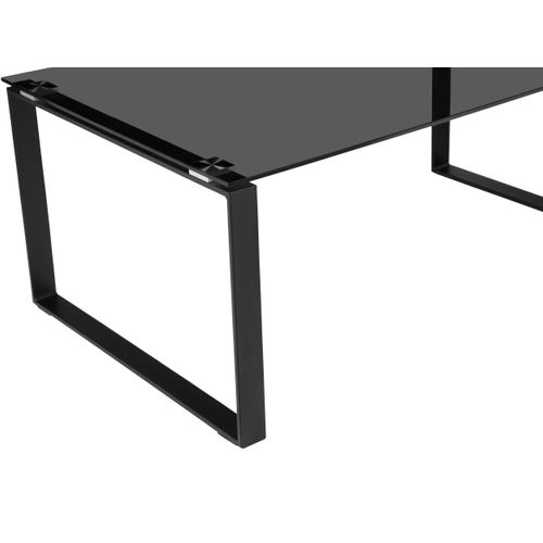 Otis-table Basse Verre Fumé Noir