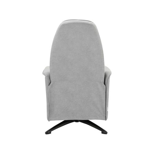 Madoc-fauteuil De Relaxation Manuel En Tissu Gris