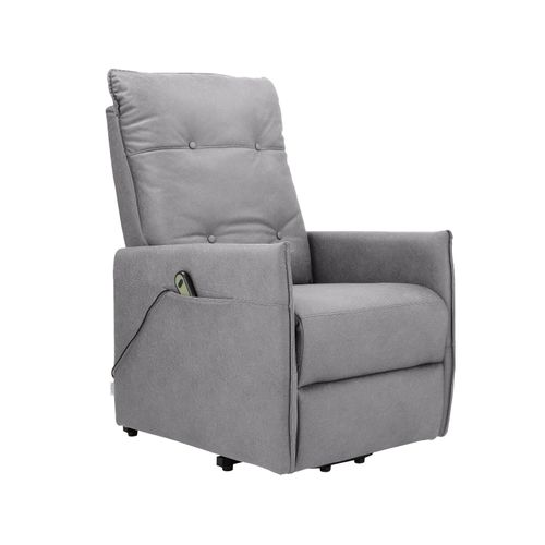 Marko-fauteuil Inclinable Électrique Avec Fonction Relevage, Gris Clair