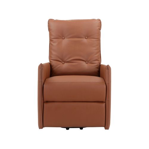 Marko-fauteuil Inclinable Électrique Et Relevable En Pu Cognac