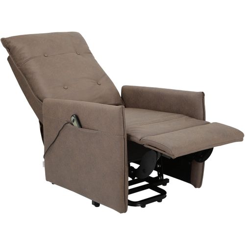 Marko-fauteuil Inclinable Électrique Et Relevable En Pu Cappucino