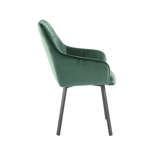 Poppy-fauteuil 2 Pack En Velours Vert Foncé