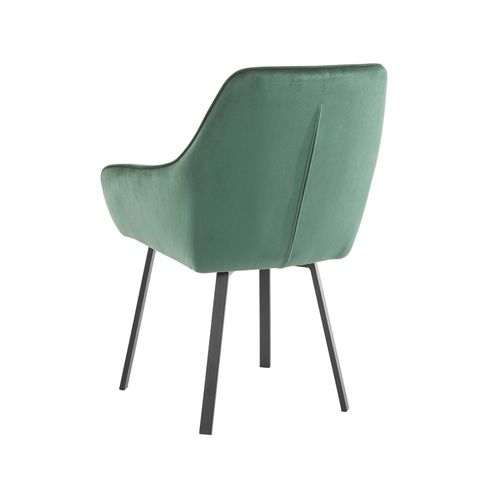 Poppy-fauteuil 2 Pack En Velours Vert Foncé