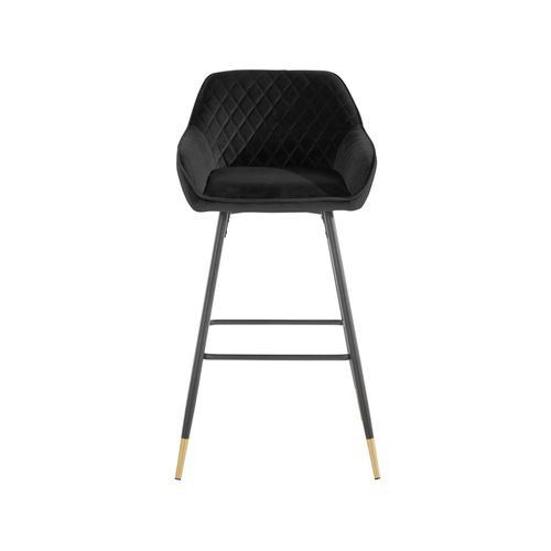 Bianca-barchair Velvet 1pk Noir