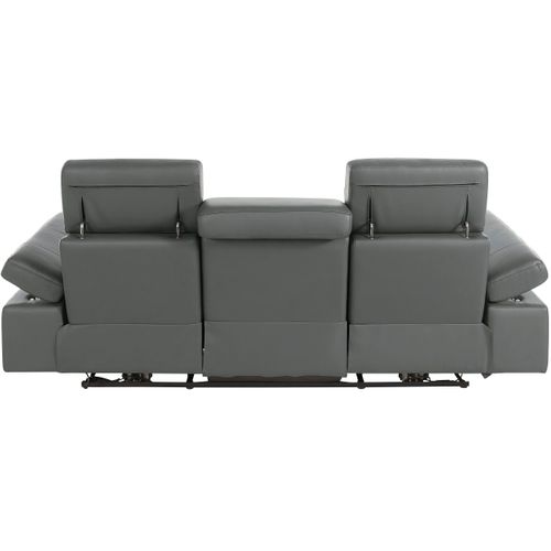 Rayland-canapé 3 Places Manuel Gris Pu