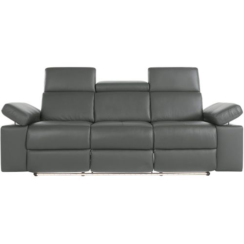 Rayland-canapé 3 Places Manuel Gris Pu