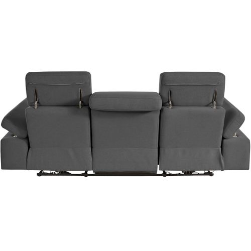 Rayland-canapé 3 Places Manuel Anthracite Tissu Sunday