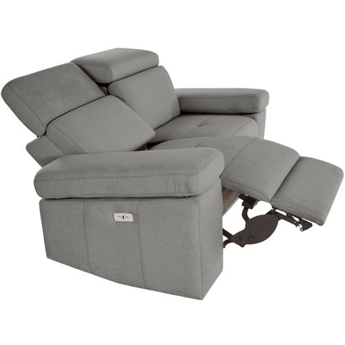 Rayland-set 2+3 Pers Gris Canapé Électrique