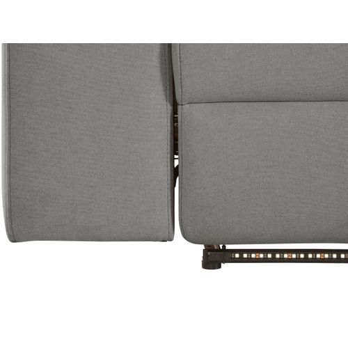 Rayland-set 2+3 Pers Gris Canapé Électrique