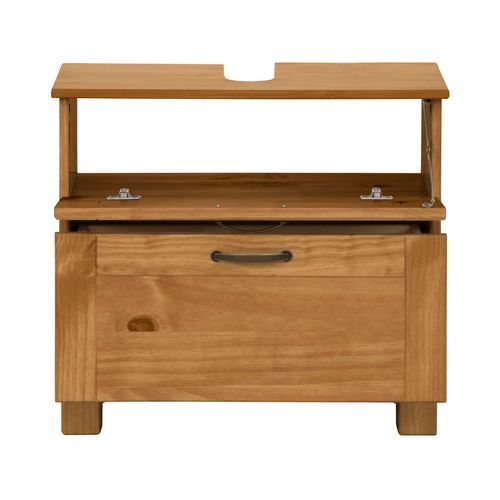 Alby-meuble Pour Lavabo 1 Tiroir 1 Abattant Teinté/ciré