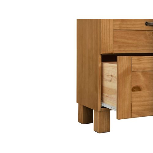 Alby-meuble Pour Lavabo 1 Tiroir 1 Abattant Teinté/ciré