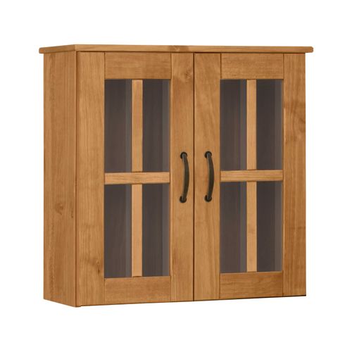 Alby-armoire De Toilette Murale 2 Portes En Bois Naturel