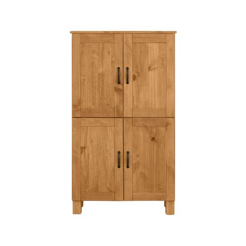 Alby-meuble Midi à Quatre Portes En Bois De Pin