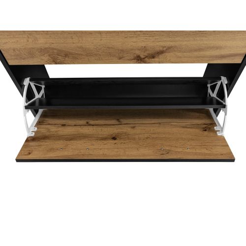 Rocco-coffre à Chaussures Chêne Noir