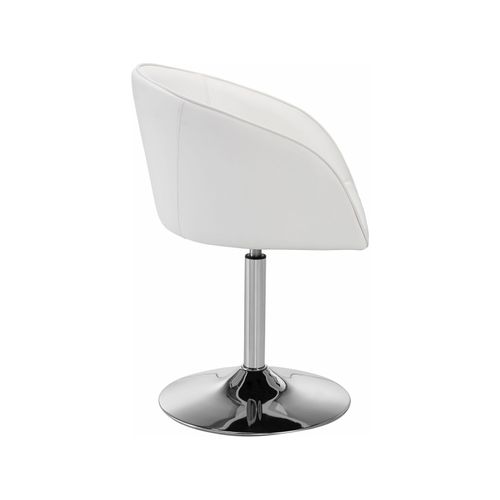Wales-fauteuil 1 Pack Blanc Chrome
