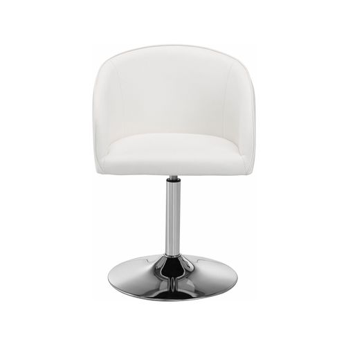 Wales-fauteuil 1 Pack Blanc Chrome