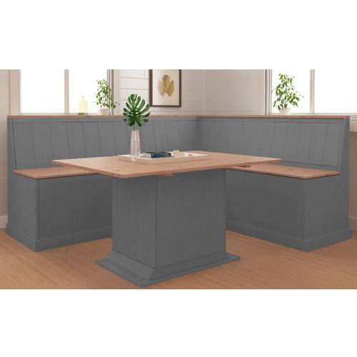 Sara-banc D'angle Gauche Cire Grise