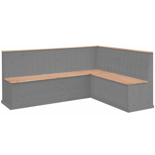 Sara-banc D'angle Gauche Cire Grise