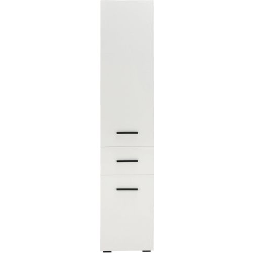 Malika-colonne Haute Avec 2 Portes Et 1 Tiroir En Anthracite