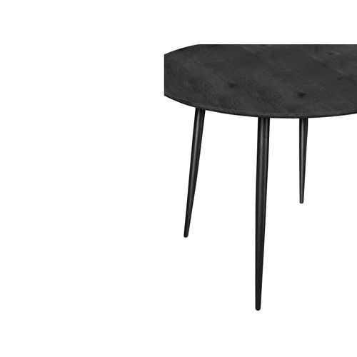 Monza-set De Table Ronde 100 Cm Et 4 Chaises En Vert / Noir