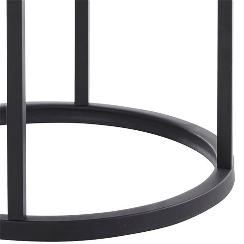 Greco-table Basse En Mdf Noir Marbre