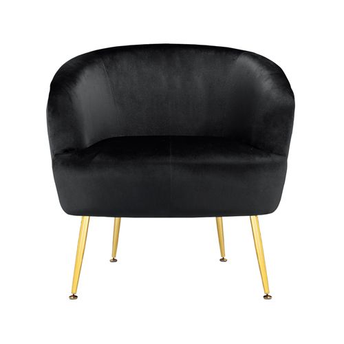 Paloma-fauteuils En Velours Noir