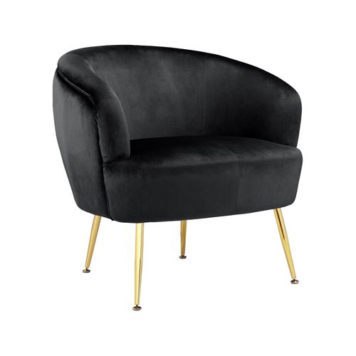 Paloma-fauteuils En Velours Noir