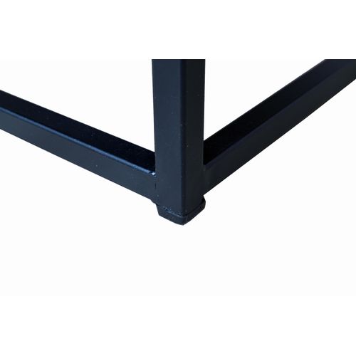 Madira-table De Chevet Avec 1 Porte En Bois De Manguier Noir