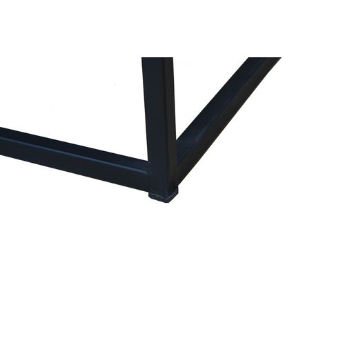 Madira-buffet Avec 3 Portes En Bois De Manguier / Métal Noir