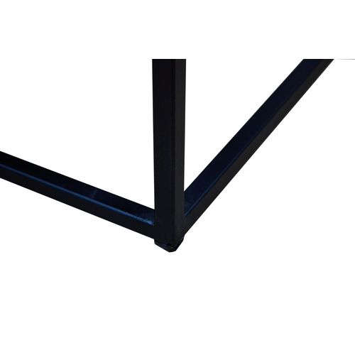 Madira-table De Chevet Avec 2 Tiroirs En Bois De Manguier Noir