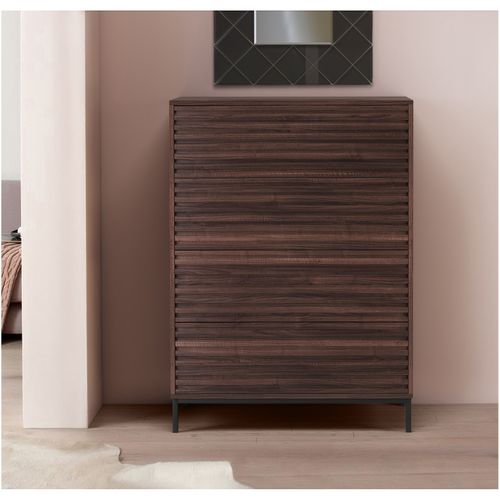 Celine - Commode à 4 Tiroirs En Effet Noyer