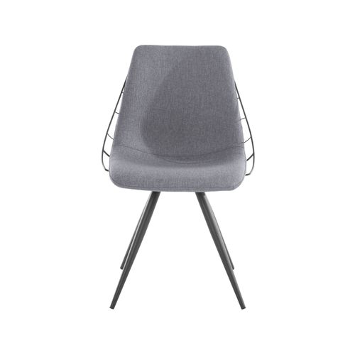 Esme-fauteuil De Salle à Manger En Anthracite, 2 Pièces